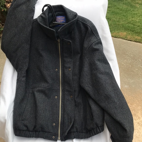 Pendleton herringbone wool lined jacket - Picture 5 of 15